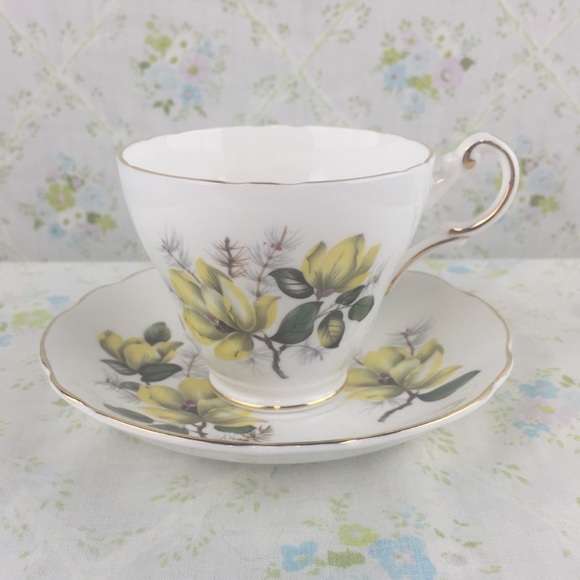 Regency English Bone China Teacup & Saucer